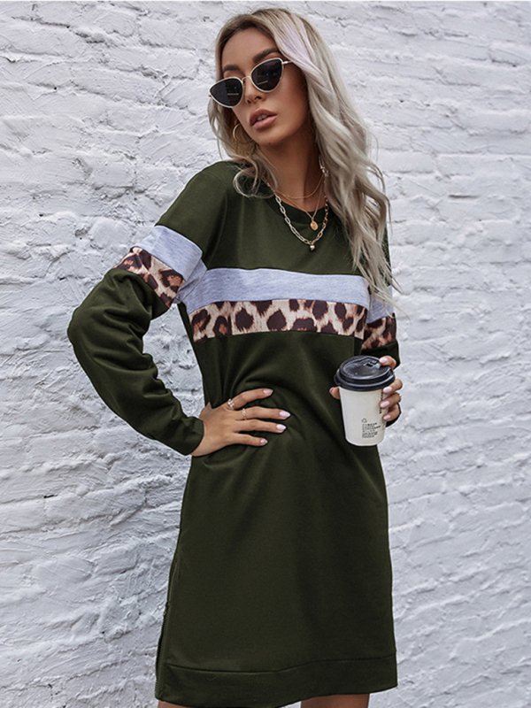 Women’s long -sleeved new product fashion and comfortable dress