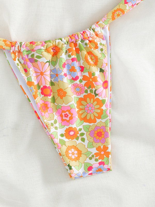 Women’s Swimwear Sexy Resort Floral Bikini